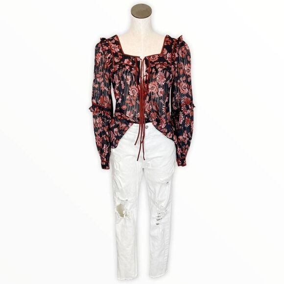 STEVIE MAY Floral Boho Top - Picture 2 of 16